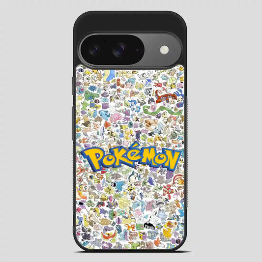 All Pokemon Caracter Collage Google Pixel 9 Case