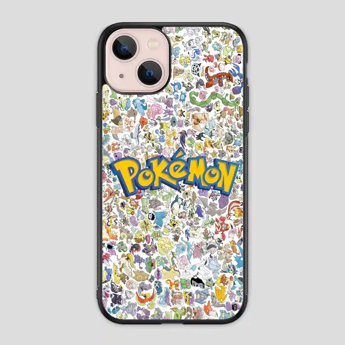 All Pokemon Caracter Collage iPhone 13 Mini Case