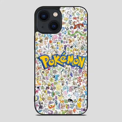 All Pokemon Caracter Collage iPhone 14 Case