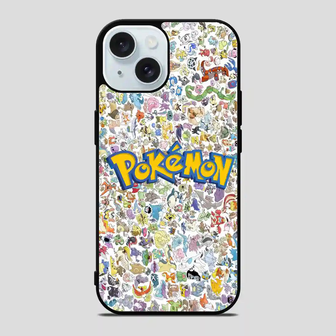 All Pokemon Caracter Collage iPhone 15 Case