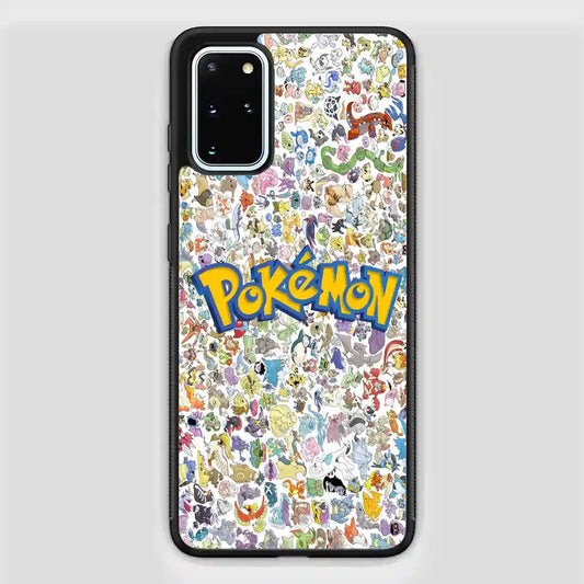 All Pokemon Caracter Collage Samsung Galaxy S20 Plus Case