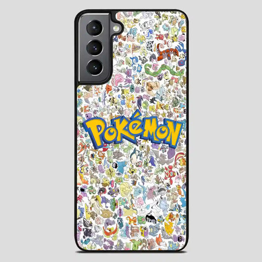 All Pokemon Caracter Collage Samsung Galaxy S21 FE Case