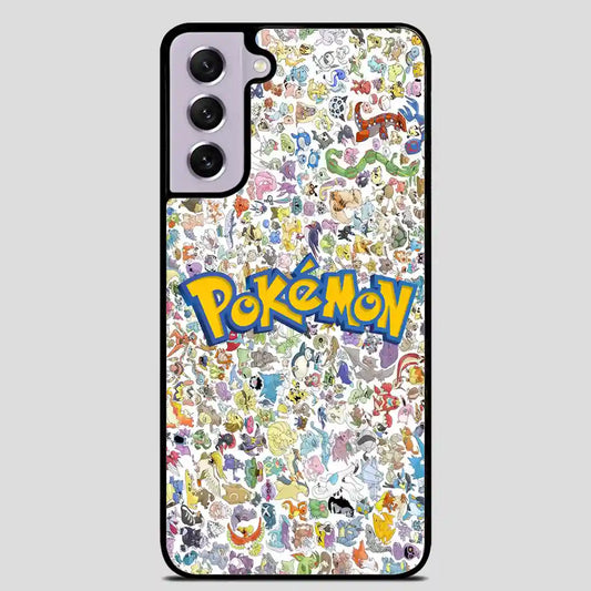 All Pokemon Caracter Collage Samsung Galaxy S21 Case