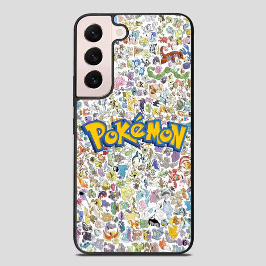 All Pokemon Caracter Collage Samsung Galaxy S22 Plus Case