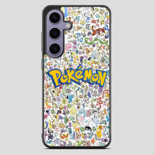 All Pokemon Caracter Collage Samsung Galaxy S23 FE Case