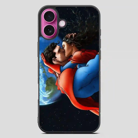 All Star Superman Kiss iPhone 16 Plus Case