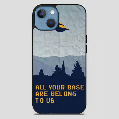 All Your Base Are Belong To Us iPhone 13 Case