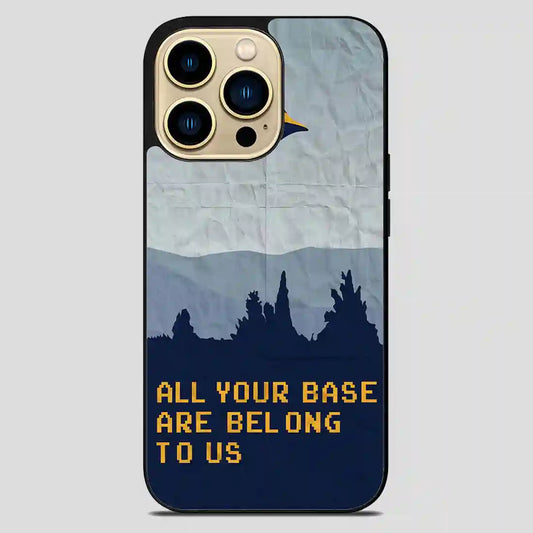 All Your Base Are Belong To Us iPhone 14 Pro Max Case