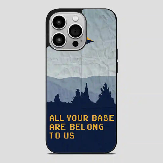 All Your Base Are Belong To Us iPhone 14 Pro Case