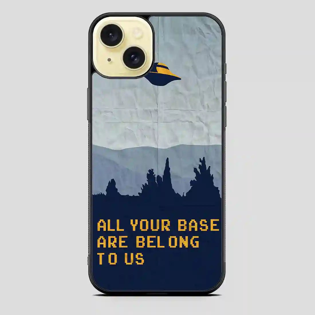 All Your Base Are Belong To Us iPhone 15 Plus Case