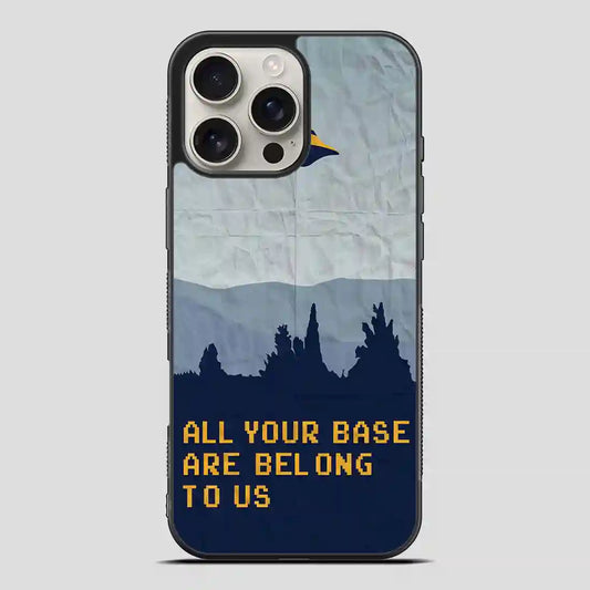 All Your Base Are Belong To Us iPhone 16 Pro Max Case