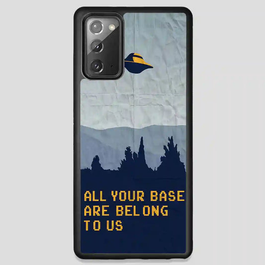 All Your Base Are Belong To Us Samsung Galaxy Note 20 Case