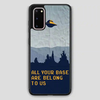 All Your Base Are Belong To Us Samsung Galaxy S20 Case