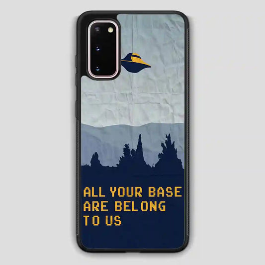 All Your Base Are Belong To Us Samsung Galaxy S20 Case