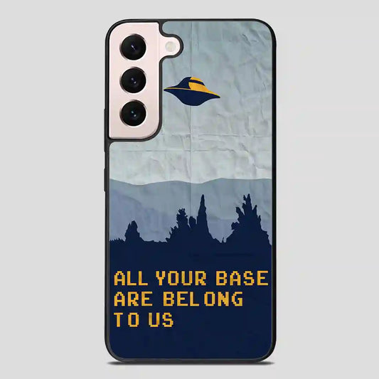 All Your Base Are Belong To Us Samsung Galaxy S22 Plus Case