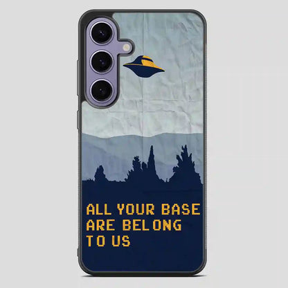 All Your Base Are Belong To Us Samsung Galaxy S23 FE Case