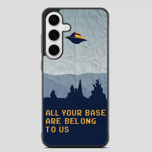 All Your Base Are Belong To Us Samsung Galaxy S24 Plus Case