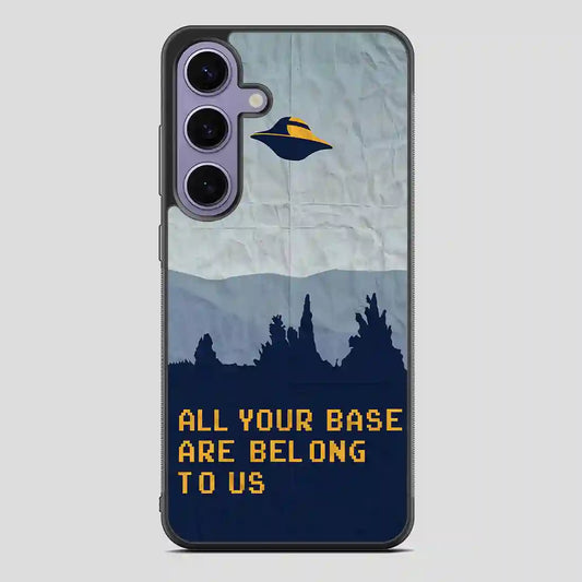 All Your Base Are Belong To Us Samsung Galaxy S24 Case