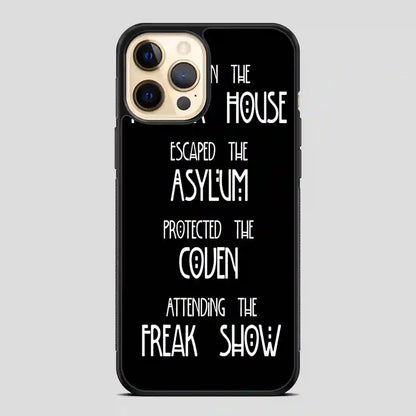 American Horror Story Asylum iPhone 11 Pro Case