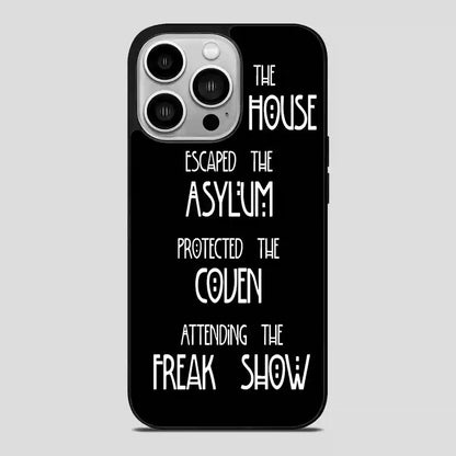 American Horror Story Asylum iPhone 14 Pro Case