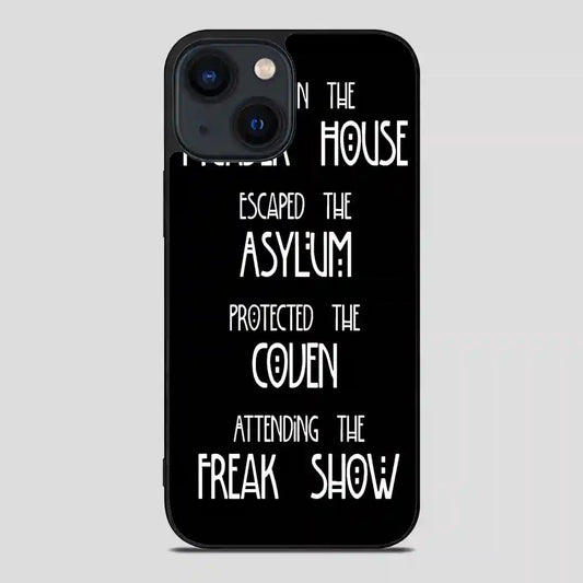 American Horror Story Asylum iPhone 14 Case