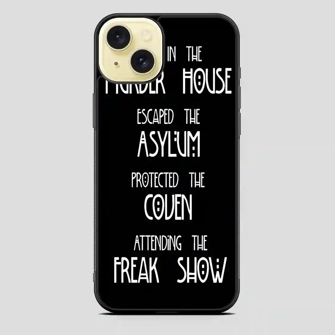 American Horror Story Asylum iPhone 15 Plus Case