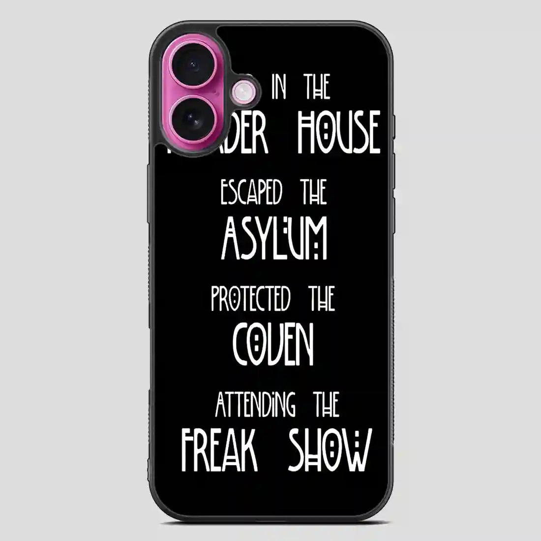 American Horror Story Asylum iPhone 16 Plus Case