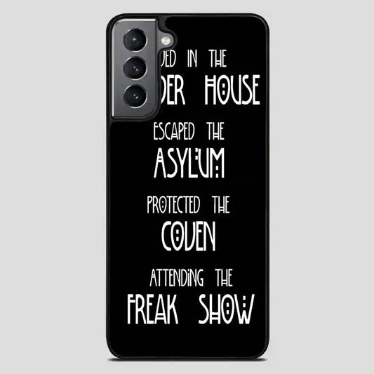 American Horror Story Asylum Samsung Galaxy S21 FE Case