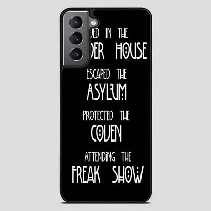 American Horror Story Asylum Samsung Galaxy S21 Plus Case