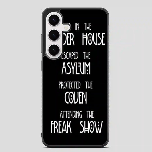 American Horror Story Asylum Samsung Galaxy S24 FE Case