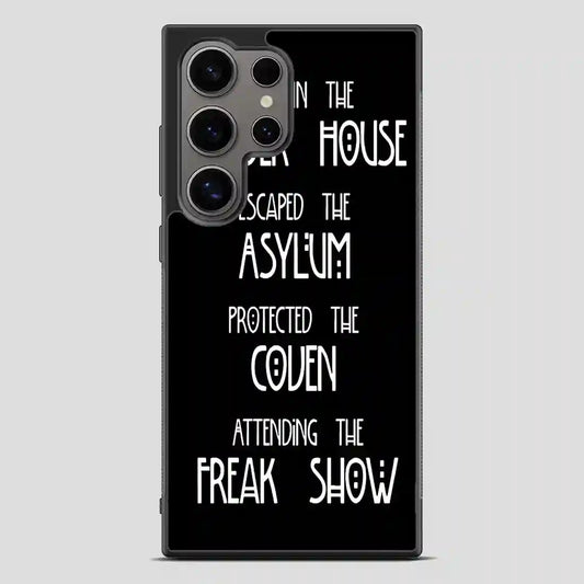 American Horror Story Asylum Samsung Galaxy S24 Ultra Case