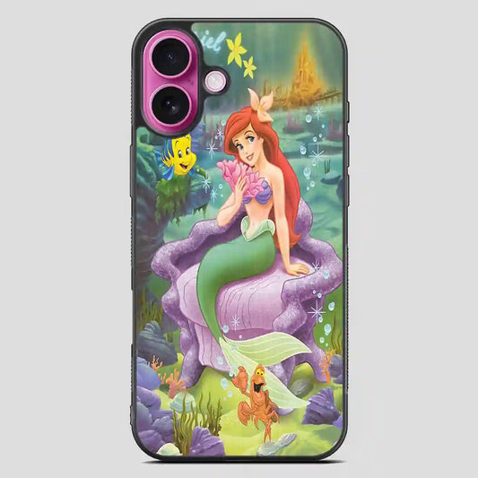 Ariel Little Mermaids Poster iPhone 16 Plus Case