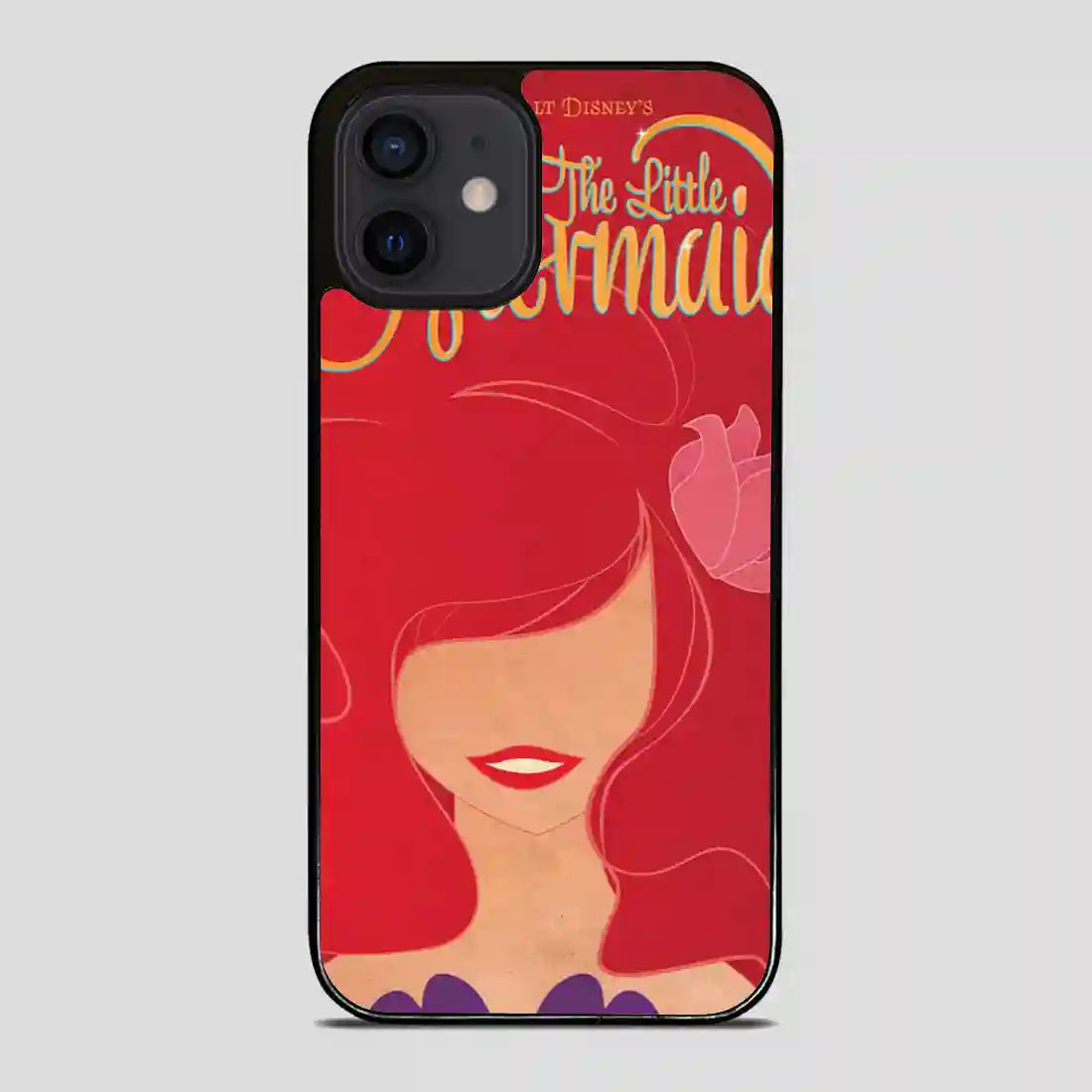 Ariel Little Mermaids Poster Retro iPhone 12 Mini Case