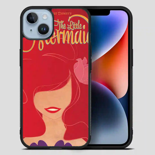 Ariel Little Mermaids Poster Retro iPhone 14 Plus Case