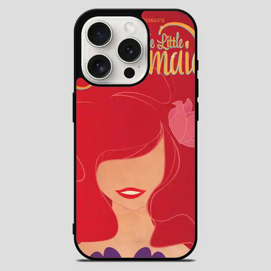 Ariel Little Mermaids Poster Retro iPhone 15 Pro Max Case