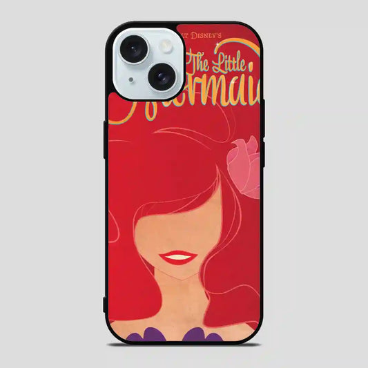 Ariel Little Mermaids Poster Retro iPhone 15 Case