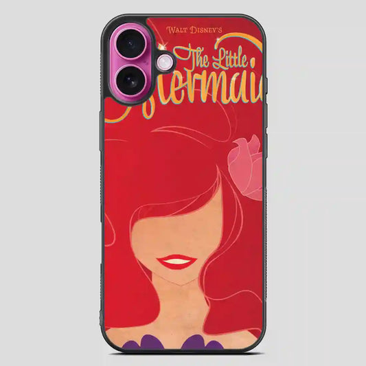 Ariel Little Mermaids Poster Retro iPhone 16 Plus Case