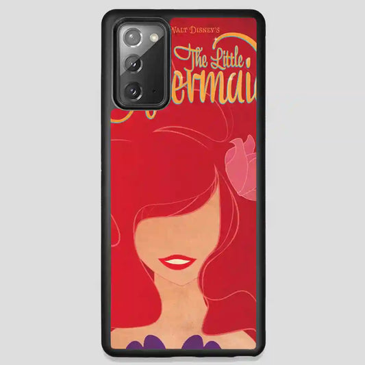 Ariel Little Mermaids Poster Retro Samsung Galaxy Note 20 Case