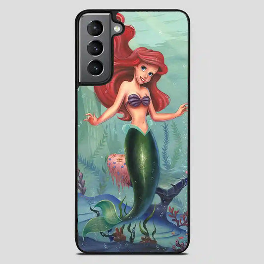 Ariel Mermaids Luxury Samsung Galaxy S21 FE Case