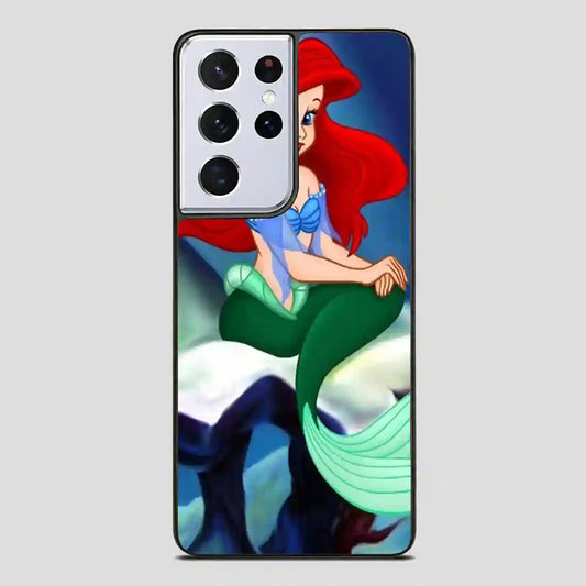 Ariel Mermaids Retro Samsung Galaxy S21 Ultra Case