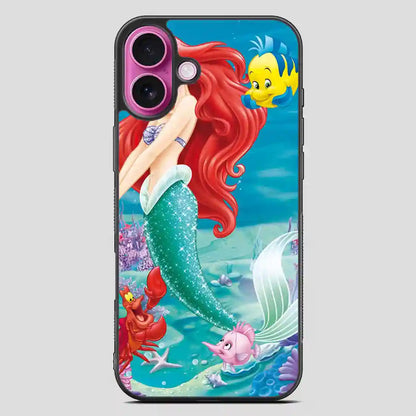 Ariel Mermaids Street iPhone 16 Plus Case