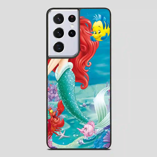 Ariel Mermaids Street Samsung Galaxy S21 Ultra Case