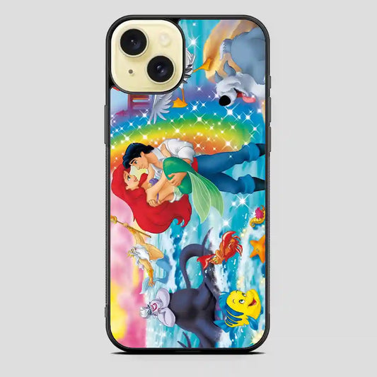 Ariel Mermaids Wallpaper iPhone 15 Plus Case