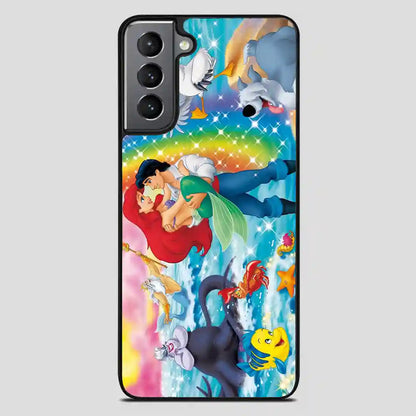 Ariel Mermaids Wallpaper Samsung Galaxy S21 Plus Case