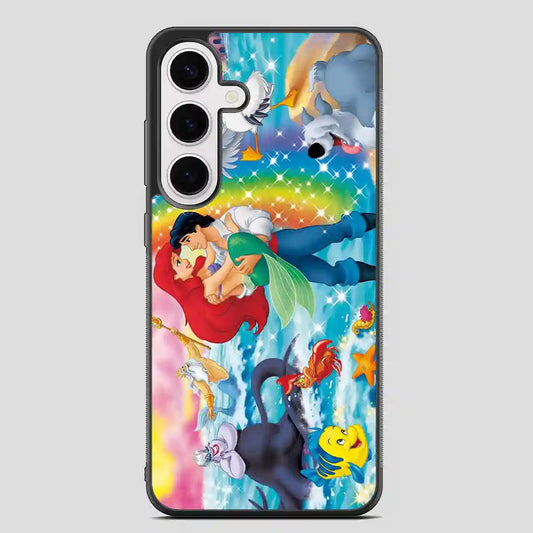 Ariel Mermaids Wallpaper Samsung Galaxy S24 Plus Case