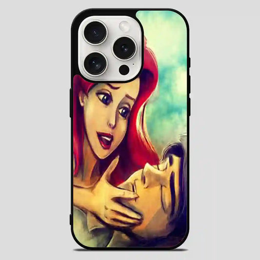 Ariel The Little Mermaid Art iPhone 15 Pro Max Case