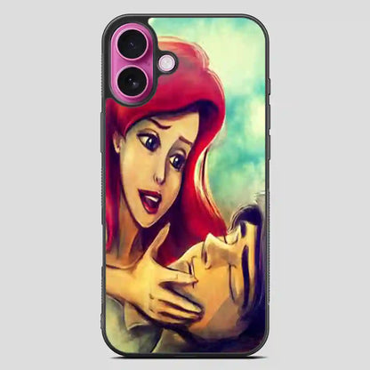 Ariel The Little Mermaid Art iPhone 16 Plus Case