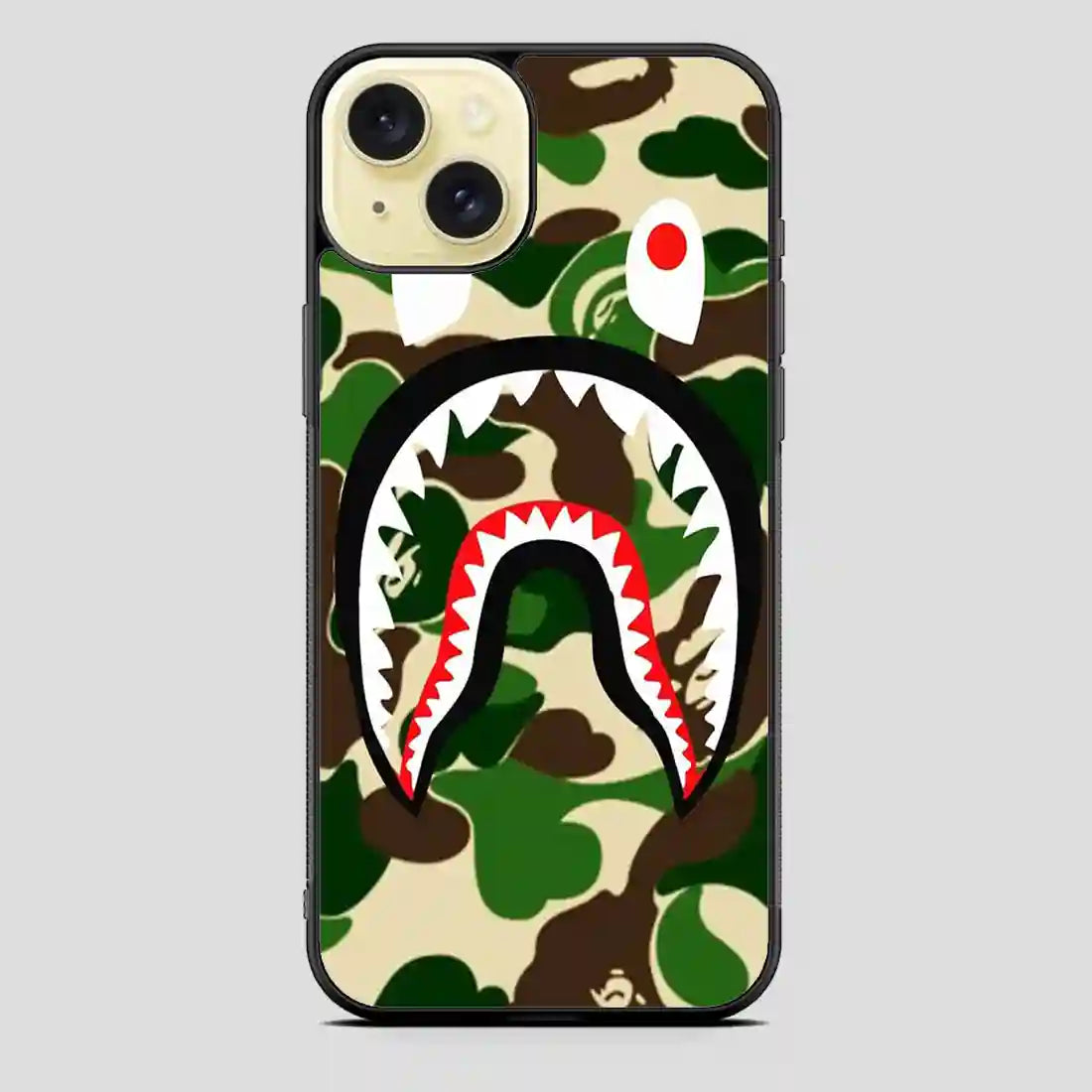 Army Bape Shark iPhone 15 Plus Case