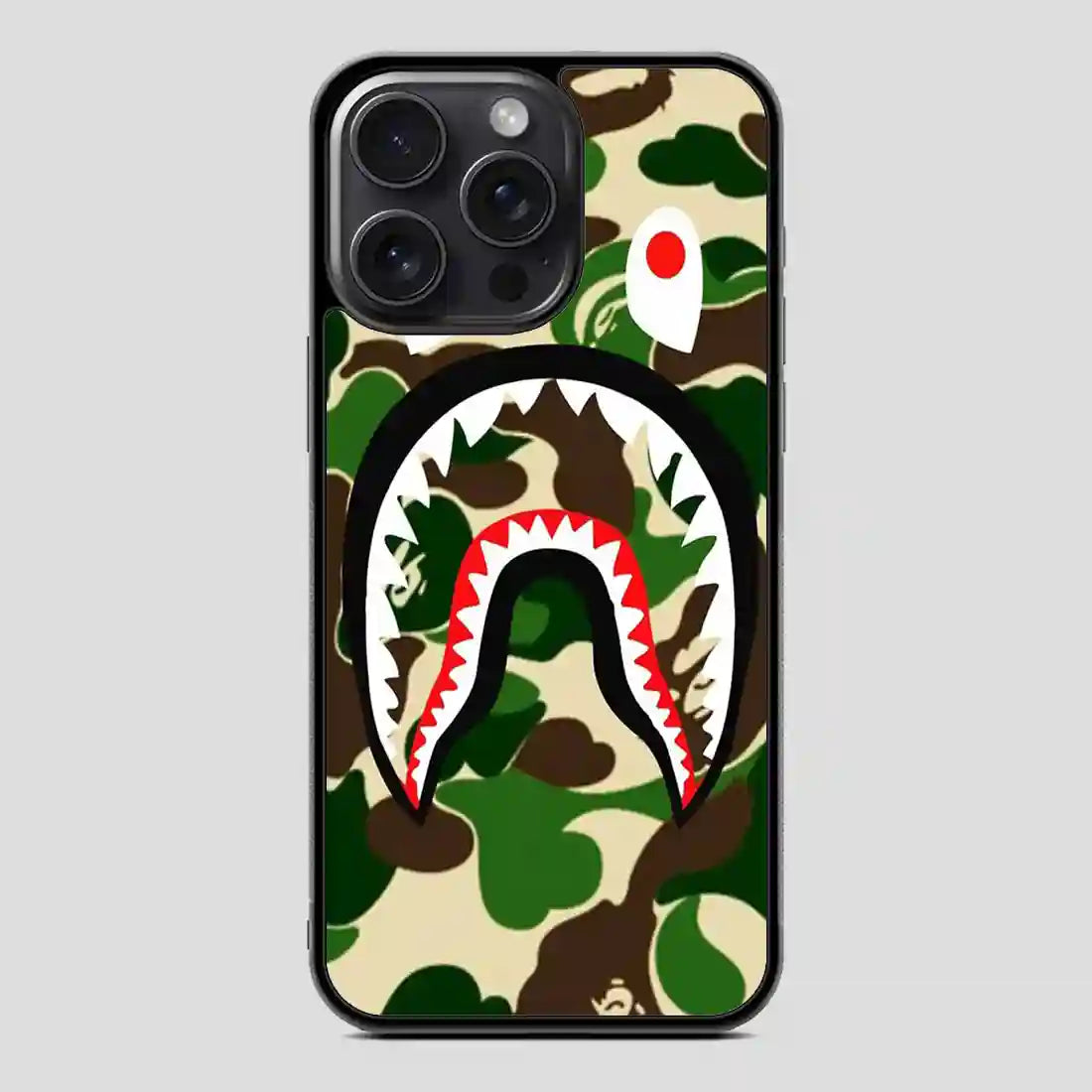 Army Bape Shark iPhone 15 Pro Case