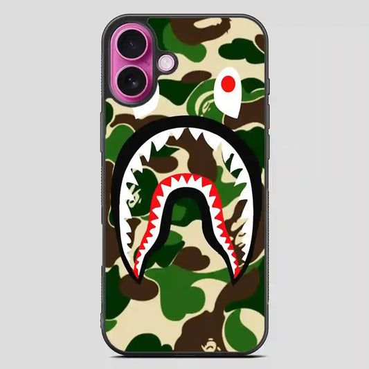 Army Bape Shark iPhone 16 Plus Case